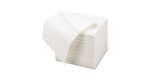1ply Plain White Serviettes