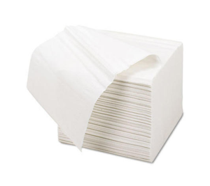 1ply Plain White Serviettes