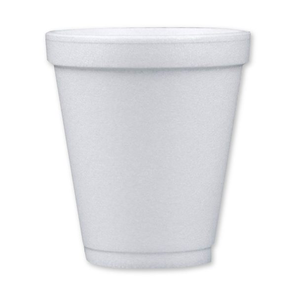 350ml White Polystyrene Cups