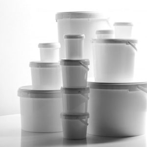 White Buckets - Including Closure