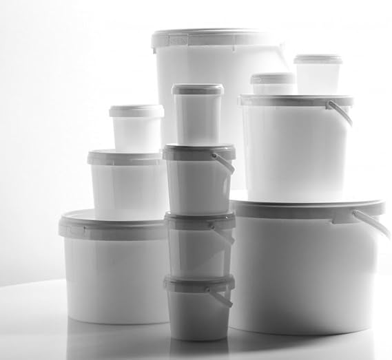 White Buckets - Including Closure