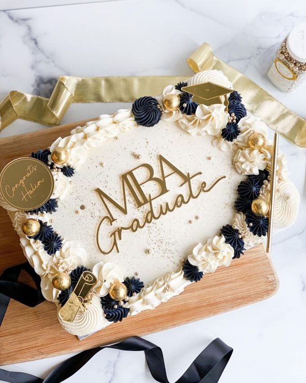 Silver Masonite Rectangular Cake Board