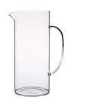 Glass jug with Gold Rim