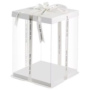 12" Transparent Cake Box