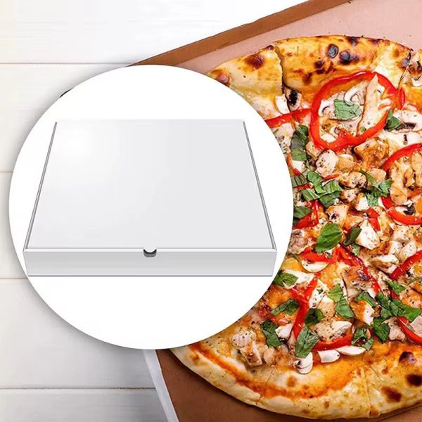 White Pizza Box