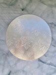 Silver Masonite Round Cake Board