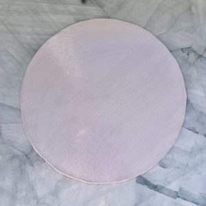 White Masonite Round Cake Board