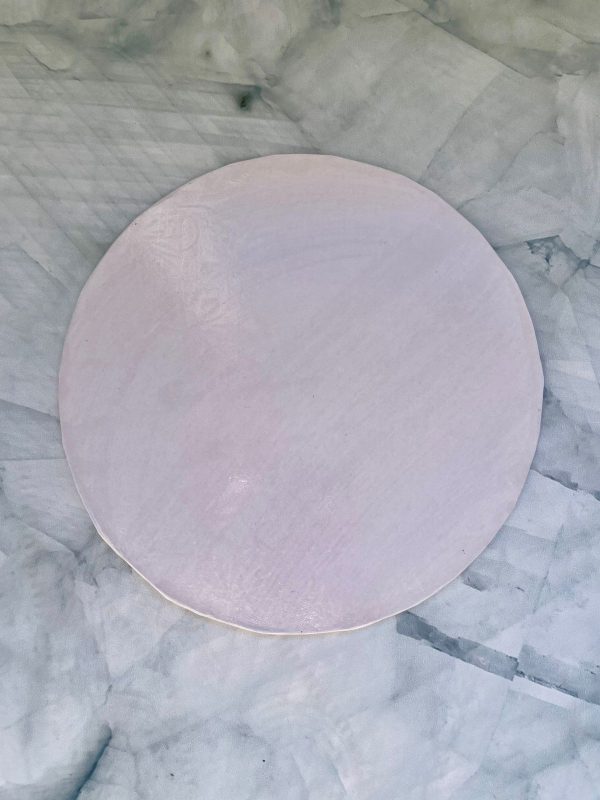 White Masonite Round Cake Board