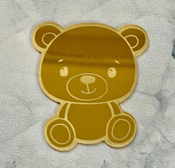 Acrylic Bear Cake Topper