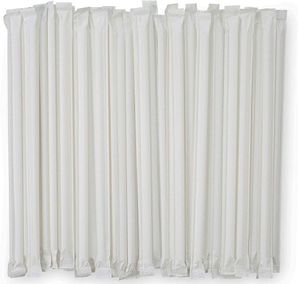 6mm Individually Wrapped Straws
