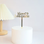 HAPPY ANNIVERSARY CAKE TOPPER