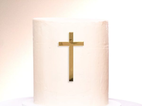 Acrylic Cross Cake Topper