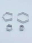 Hexagon Football Shaped Cutter