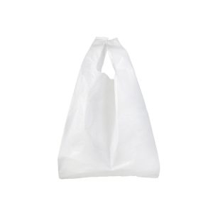WHITE PLASTIC CARRIER BAG