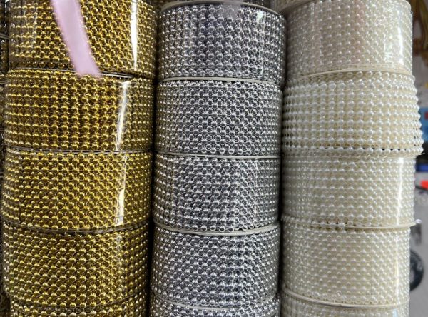 Pearl Ribbon Mesh