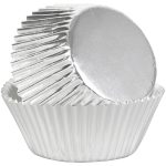 12CM SILVER CUP CAKE LINERS
