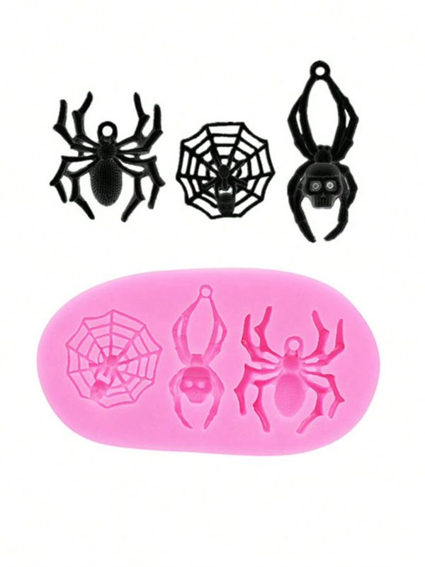 WEB AND SPIDER SILICONE MOLD
