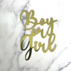 BOY OR GIRL CARD STOCK
