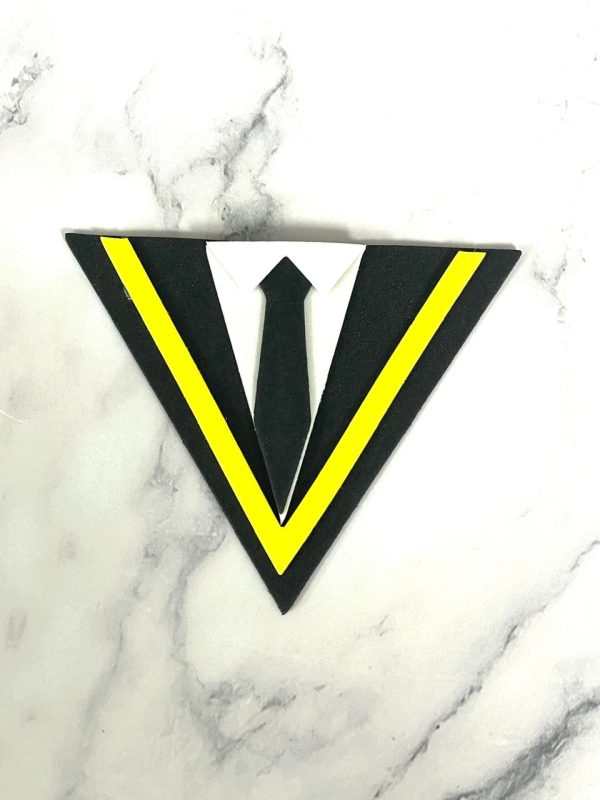 Tie Gown Graduation Topper