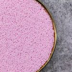 50g Pink Petite Sugar Pearls - 2mm
