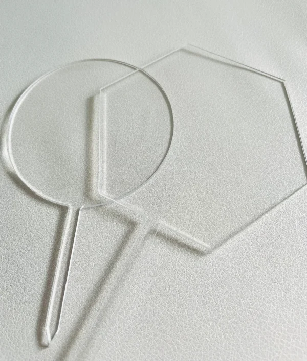 Blank Acrylic Cake Topper