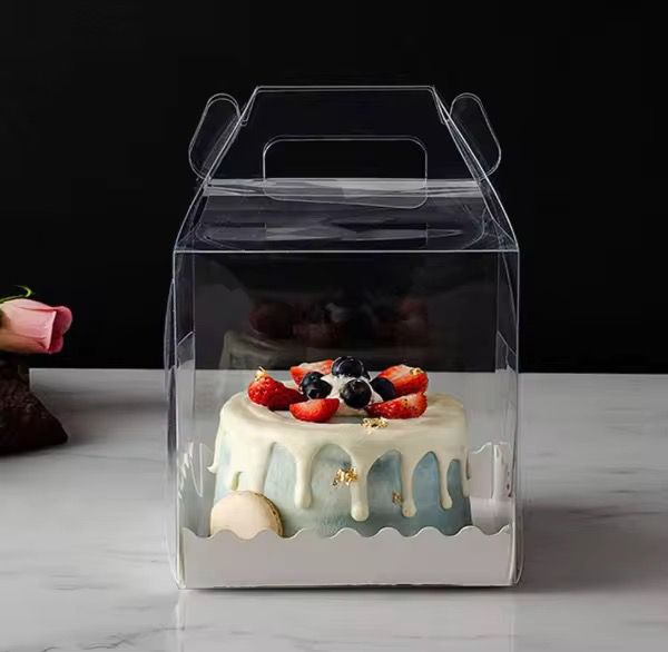 Transparent Portable Cake Box