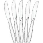 CLEAR DISPOSABLE KNIFES - 25