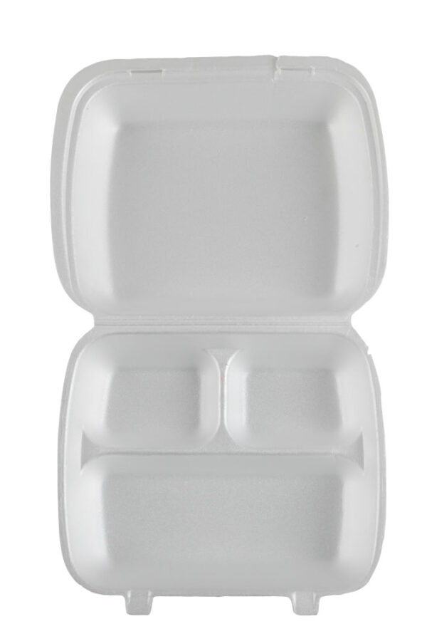 53 Polystyrene Takeaway Containers - 75pcs