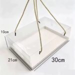 Trasparent Sheet Cake Box