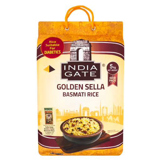 5kg Indiagate Golden Sella Basmati Rice